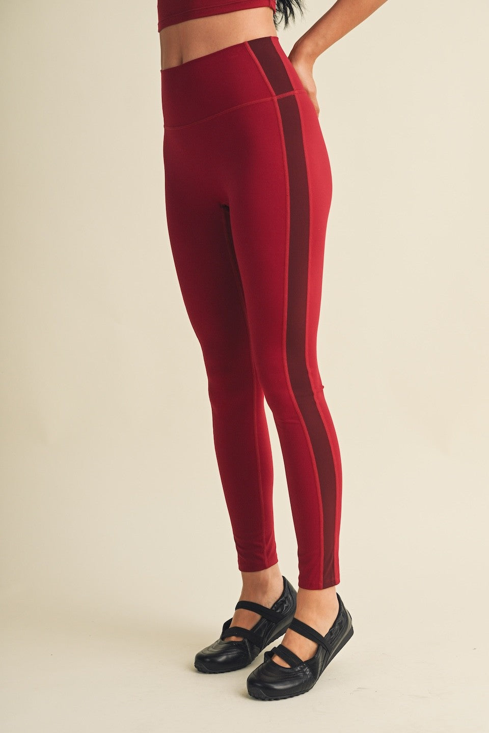 Wellness Club Leggings (Cherry)