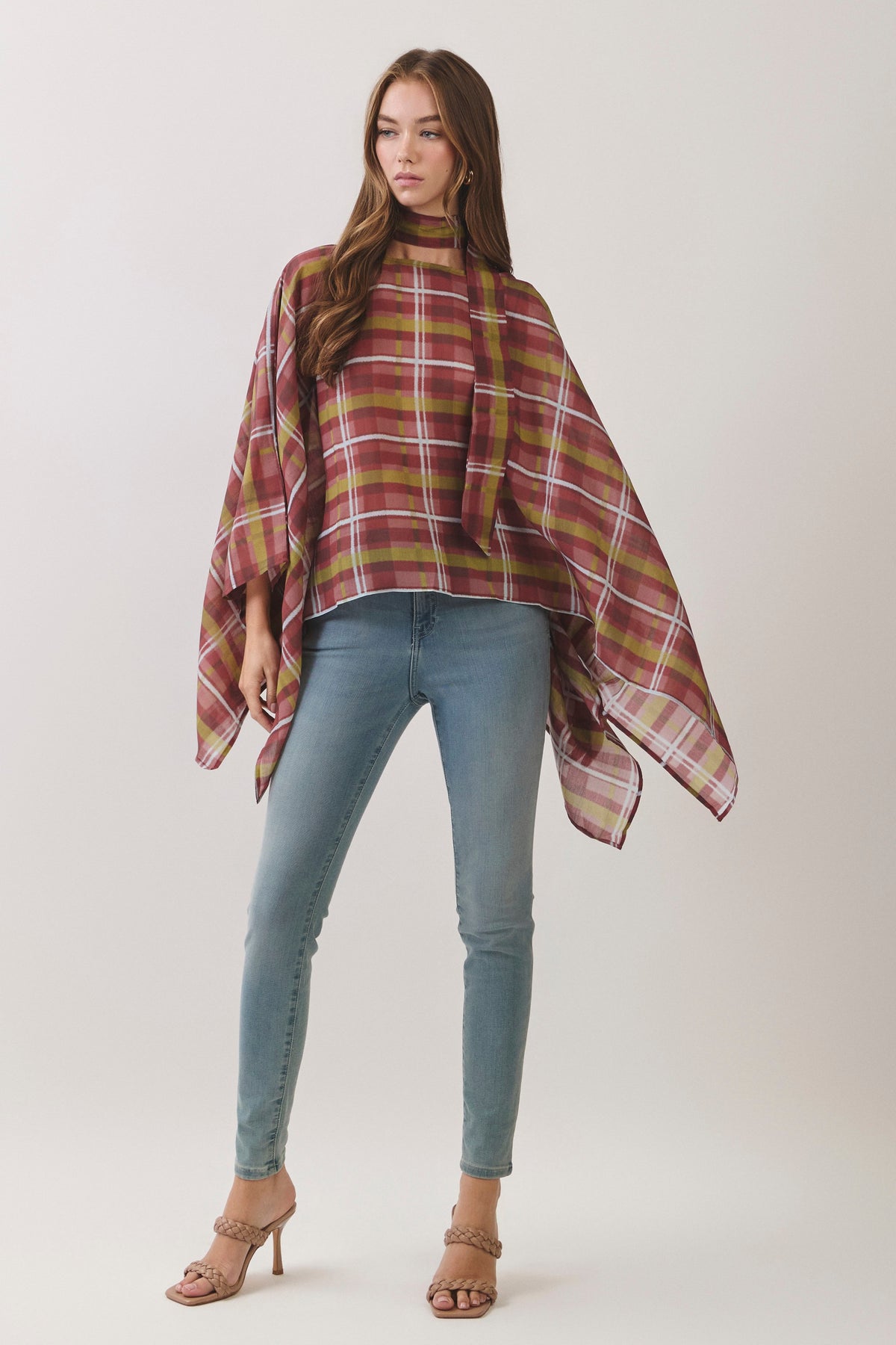 Maple Lane Poncho Top