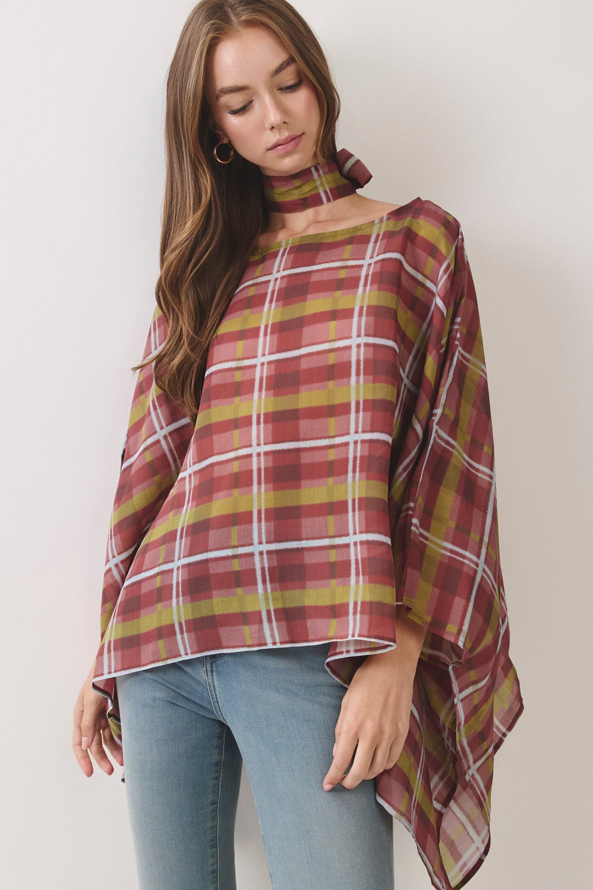 Maple Lane Poncho Top
