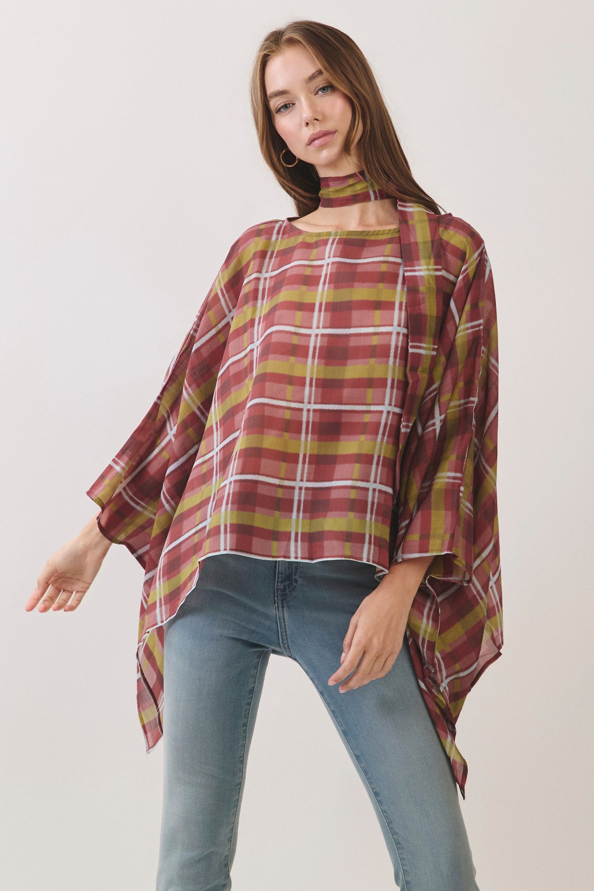 Maple Lane Poncho Top