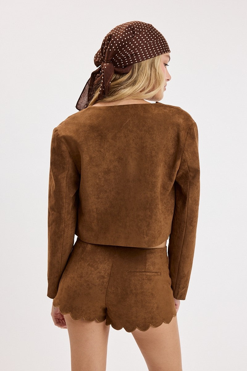 Giddy Up Girl Jacket (Camel)
