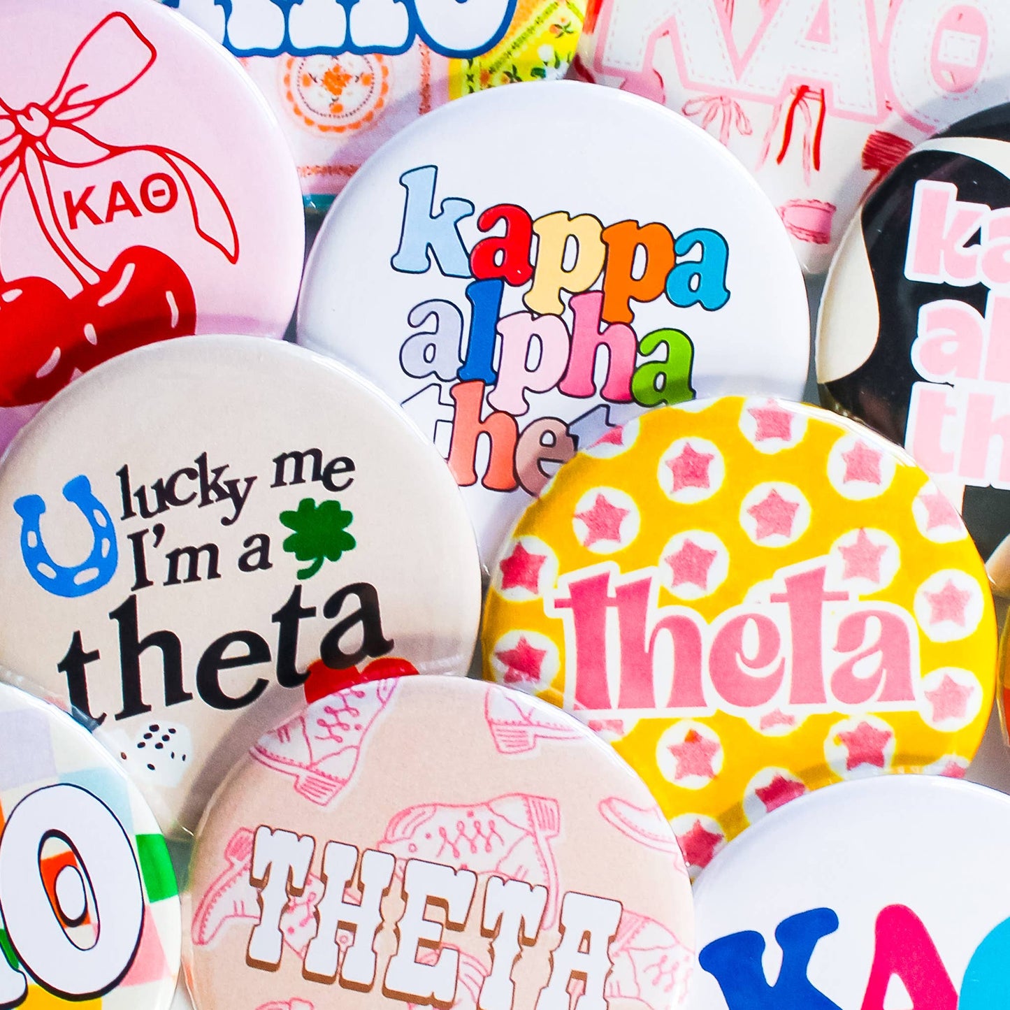 ALPHA CHI OMEGA Assorted Sorority Buttons