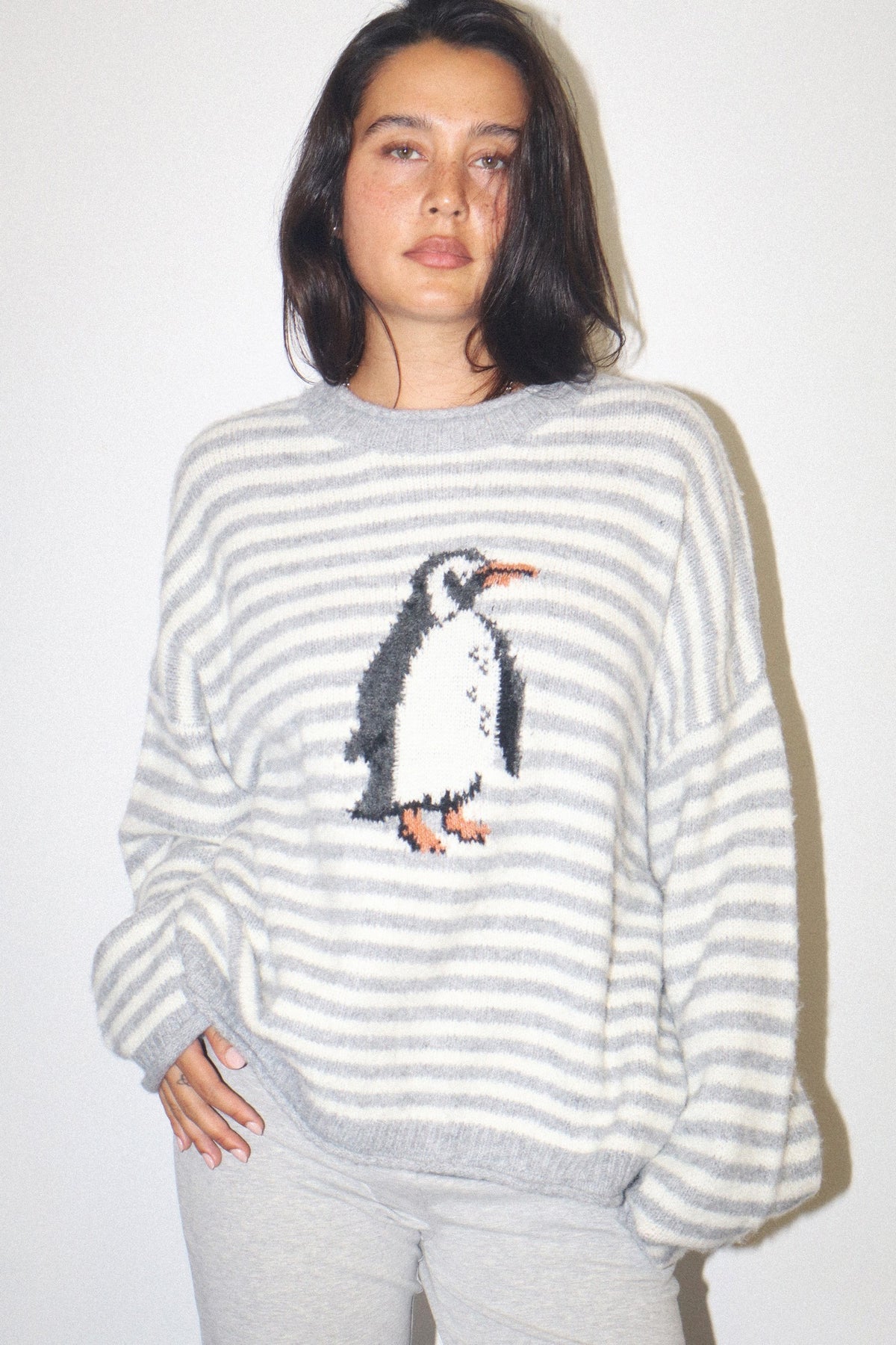 Waddle Club Sweater (Grey)