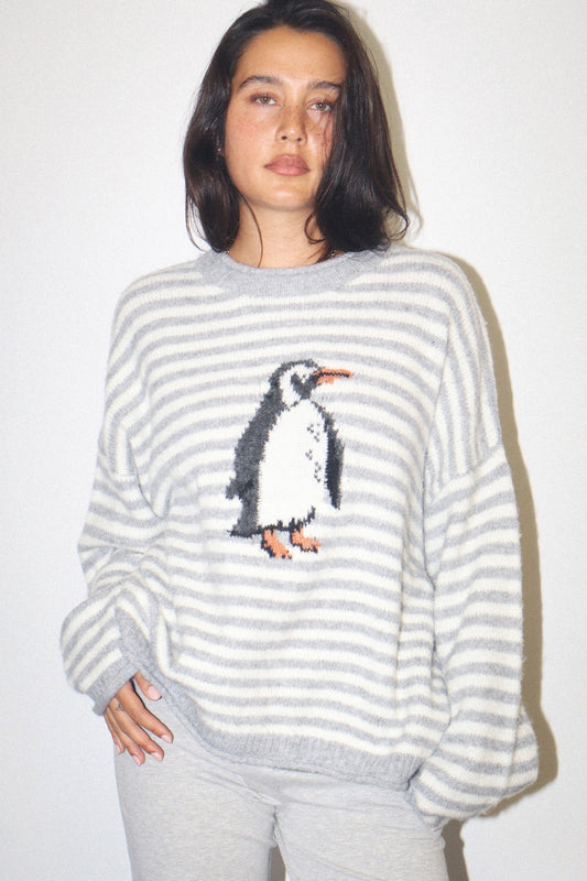 Waddle Club Sweater (Grey)