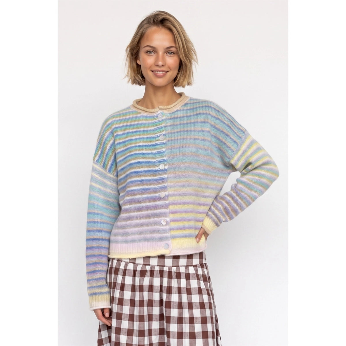 Lucky Day Cardigan (Lime Mix)