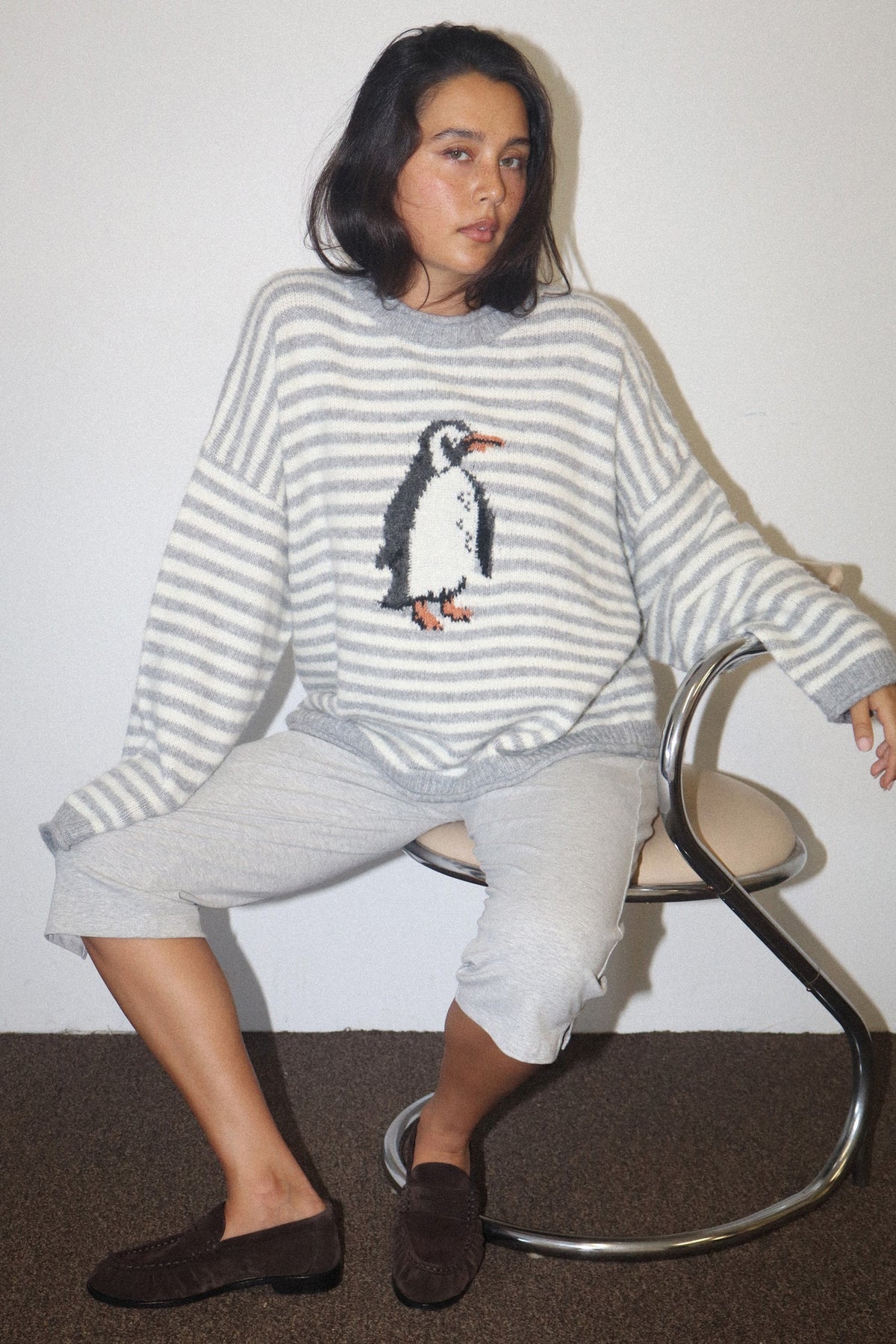 Waddle Club Sweater (Grey)