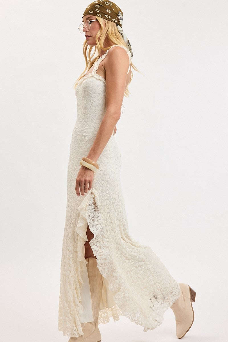 Ivory Skies Maxi Dress