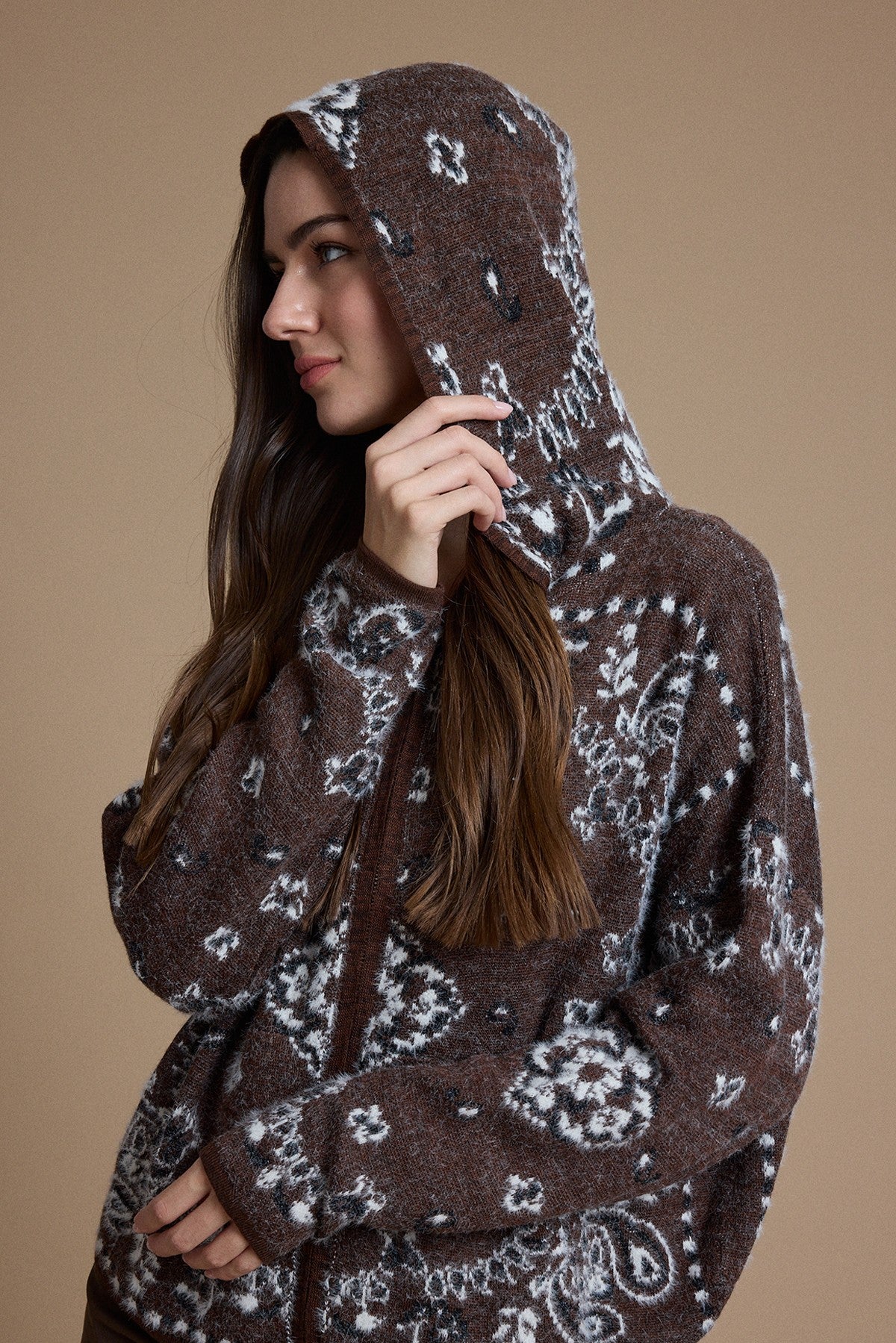 Outlaw Zip Up (Brown)