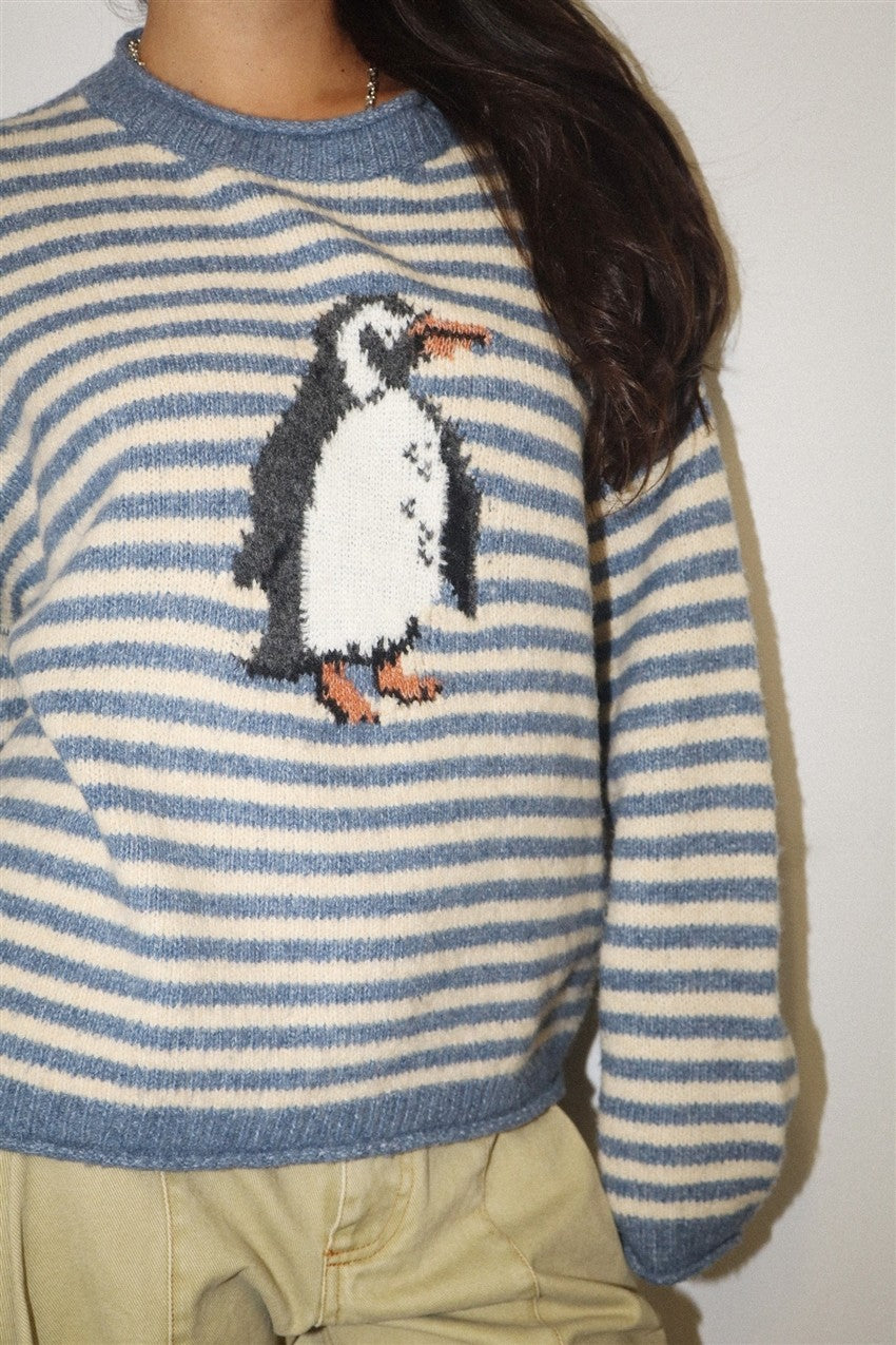 Waddle Club Sweater (Blue)