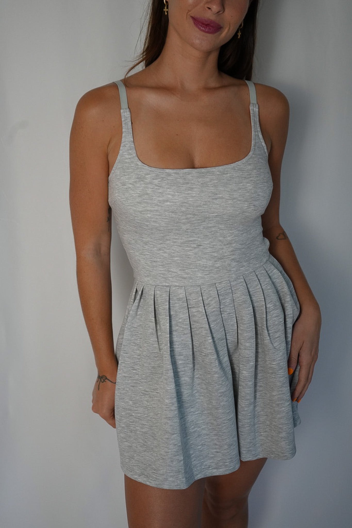 Let's Get Active Dress (Grey)