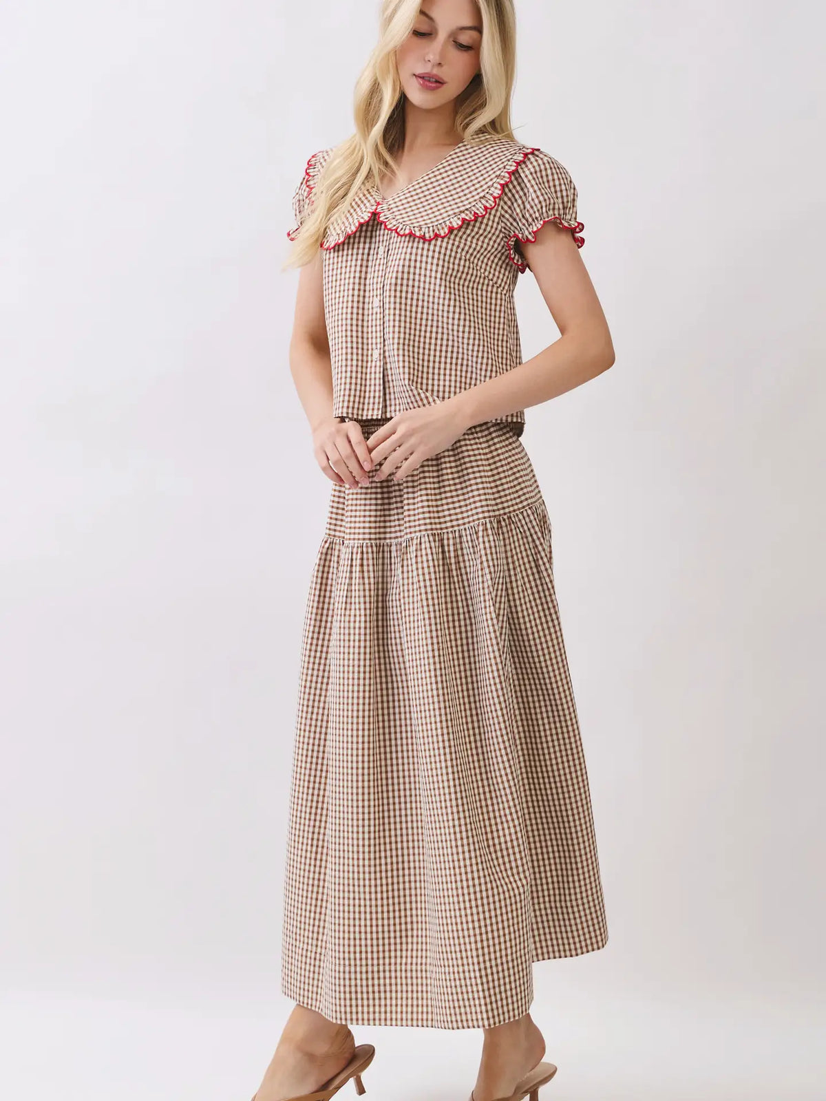 Apple Picking Maxi Skirt
