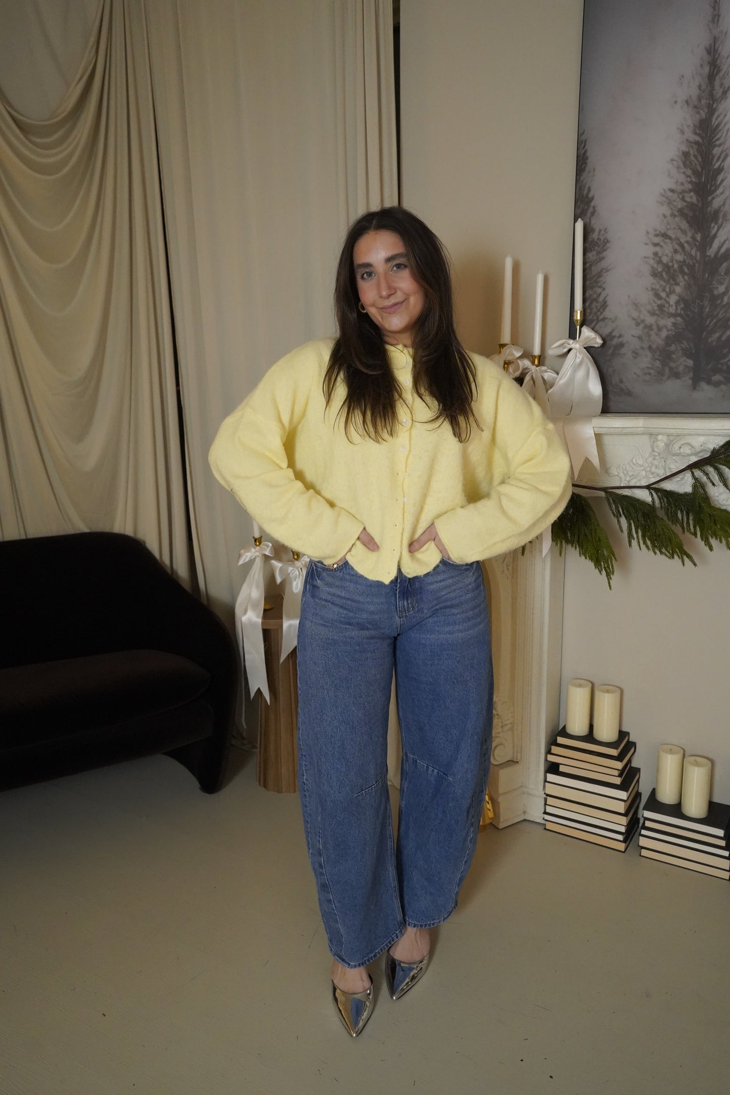 Color Me Cozy Cardigan (Yellow)