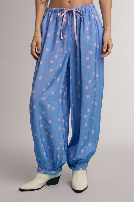Dot Dot Darling Pants (Periwinkle)