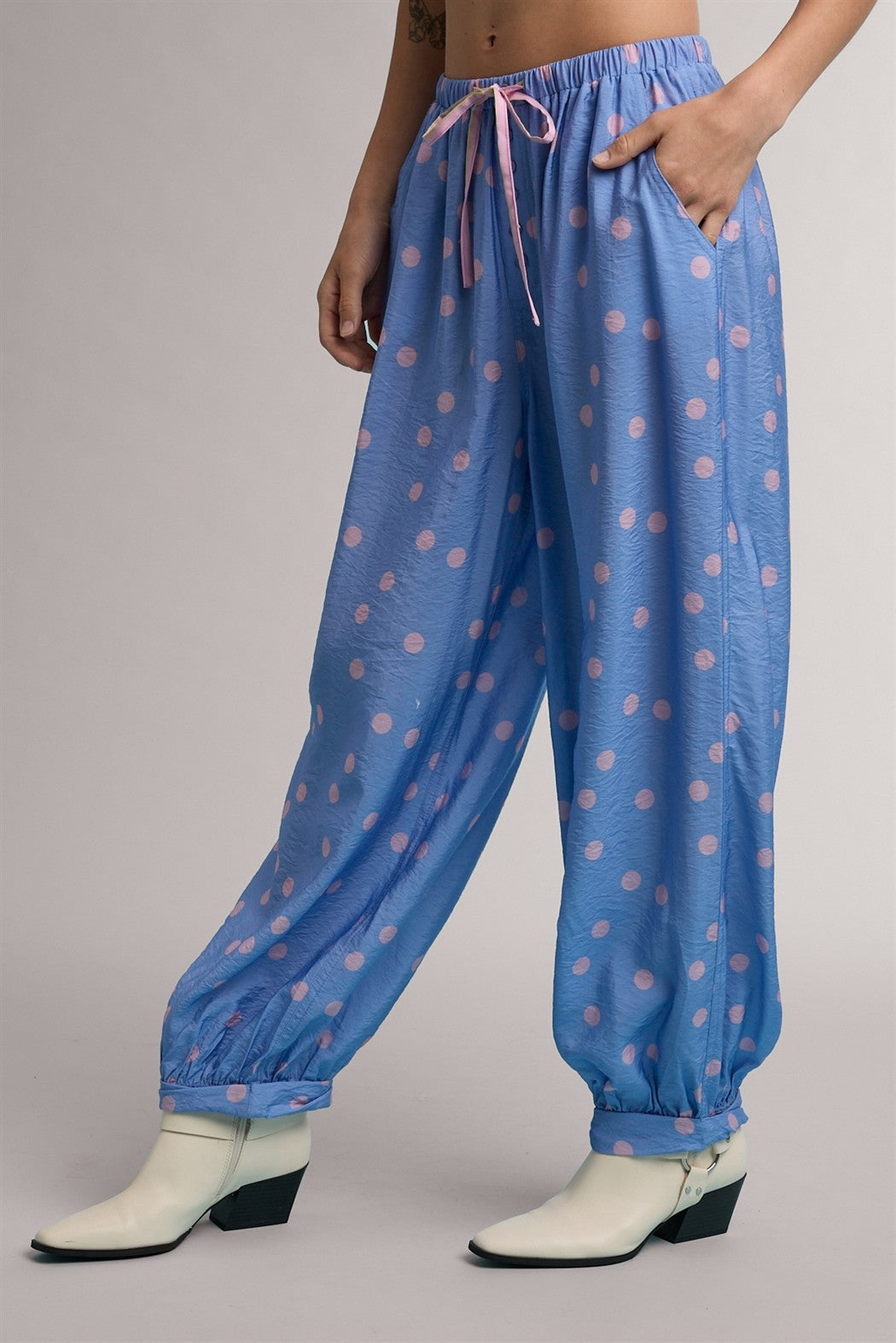Dot Dot Darling Pants (Periwinkle)