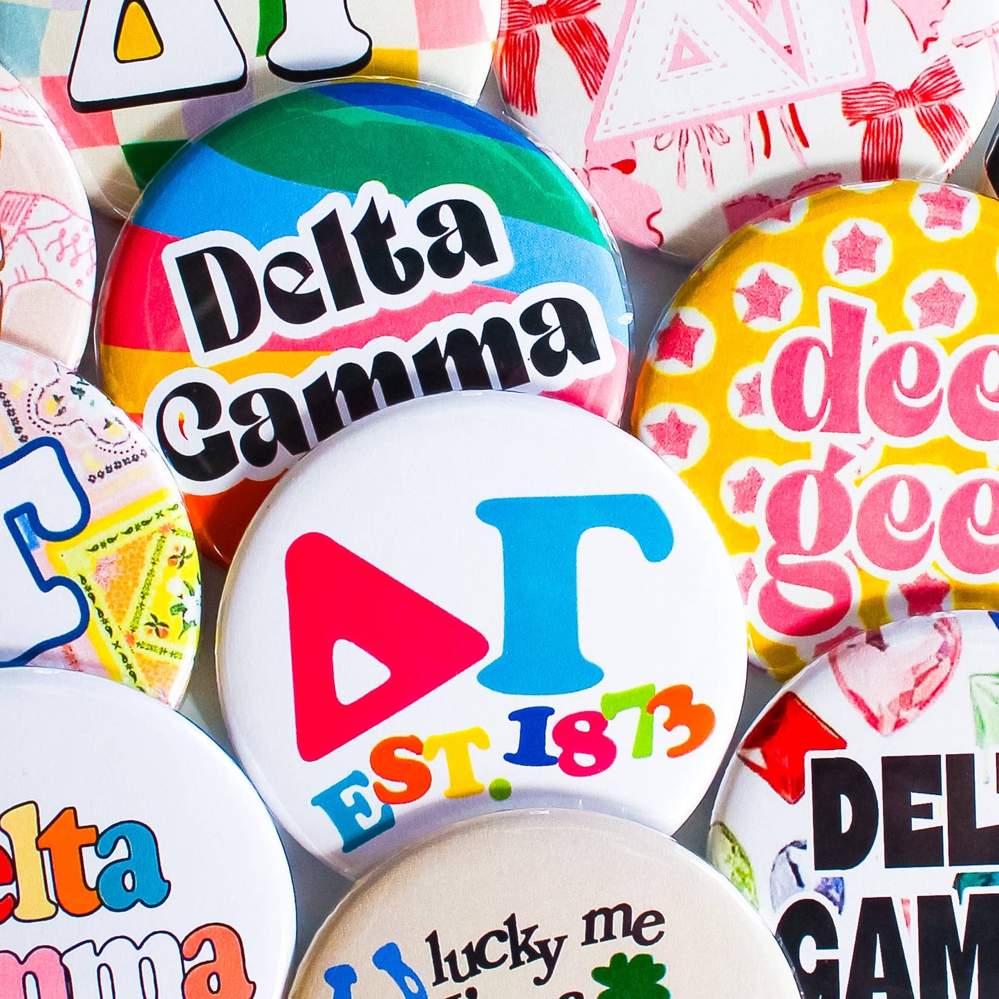 ALPHA CHI OMEGA Assorted Sorority Buttons