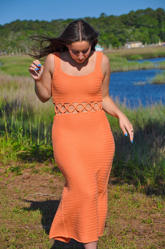 Chasing Sunset Midi Dress