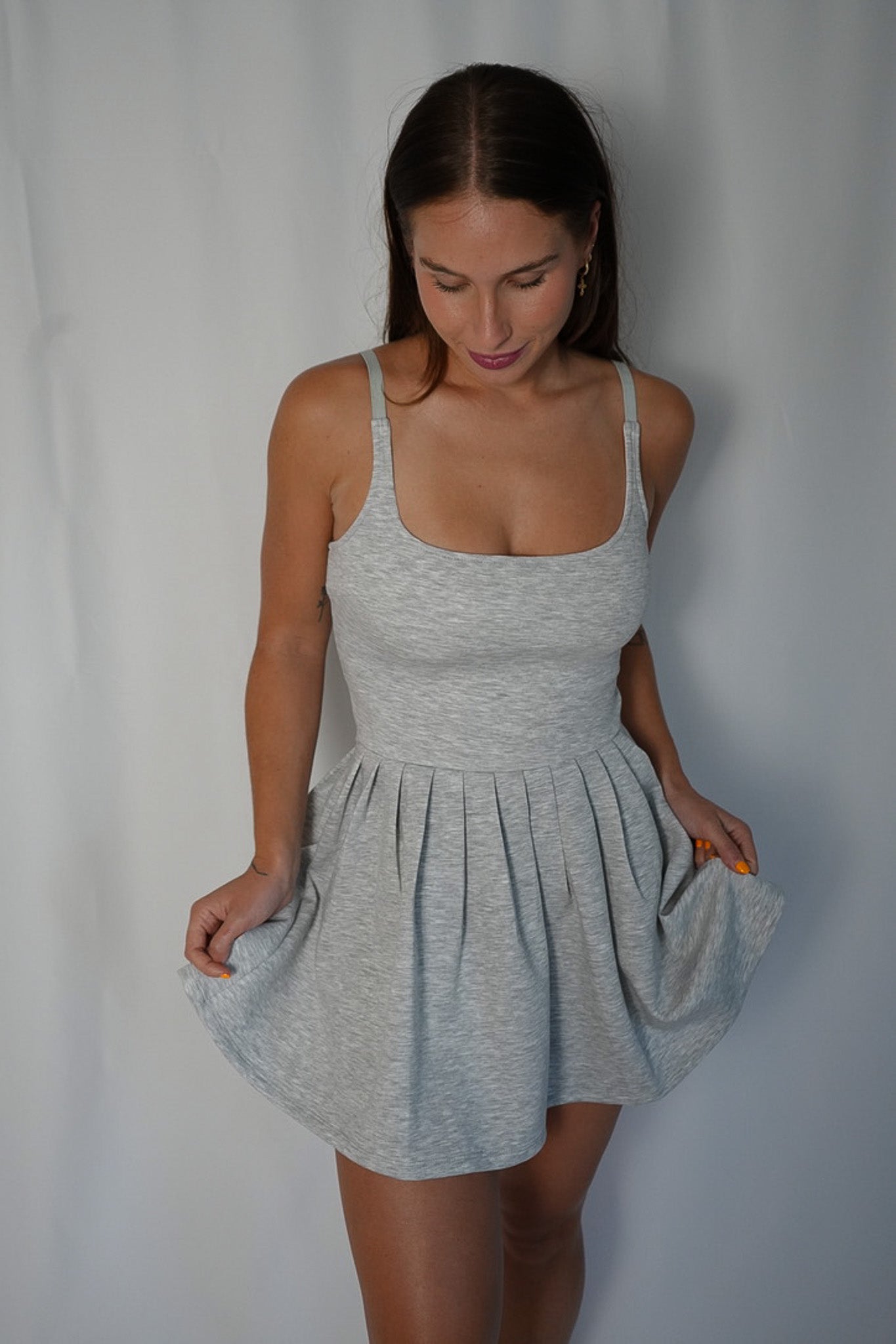 Let's Get Active Dress (Grey)