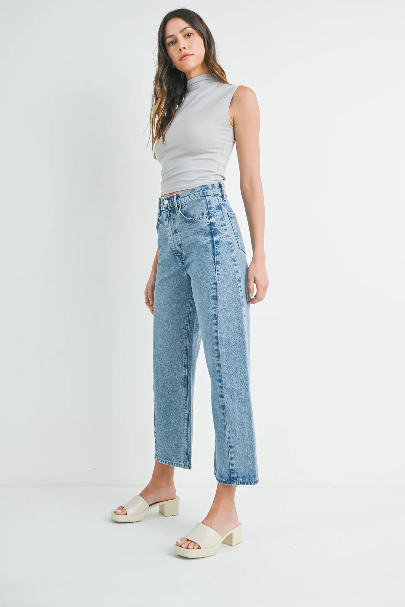 Just Black Denim Barrel Twist Jeans (Medium)