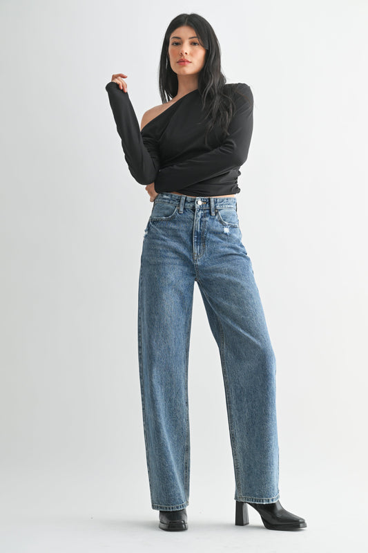JBD High Waisted Skater Jeans