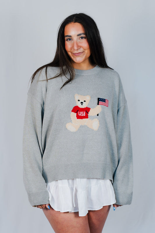 Star-Spangled Teddy Sweater