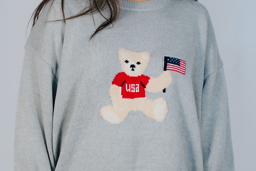 Star-Spangled Teddy Sweater