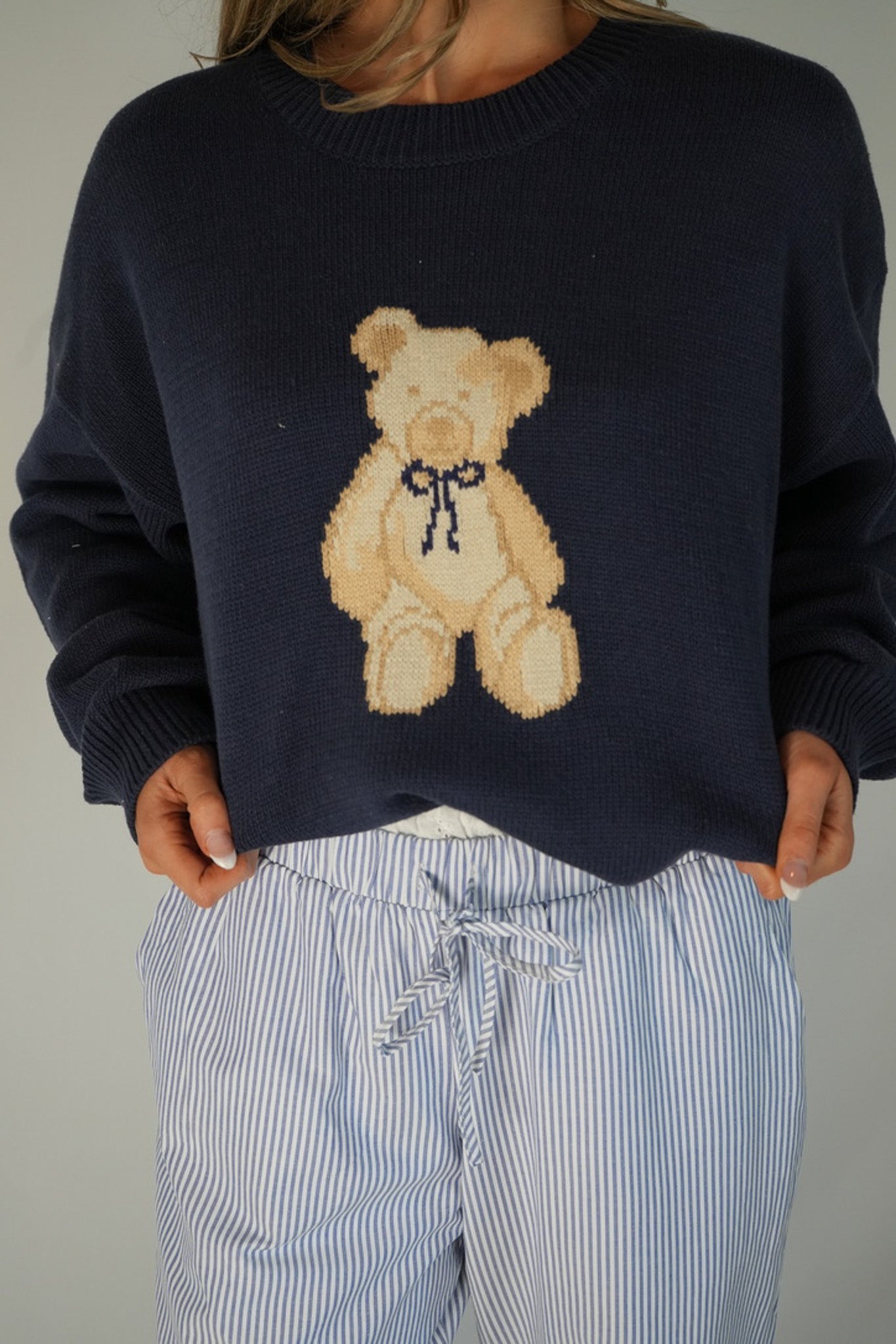 Bramble Bear Sweater (Navy)
