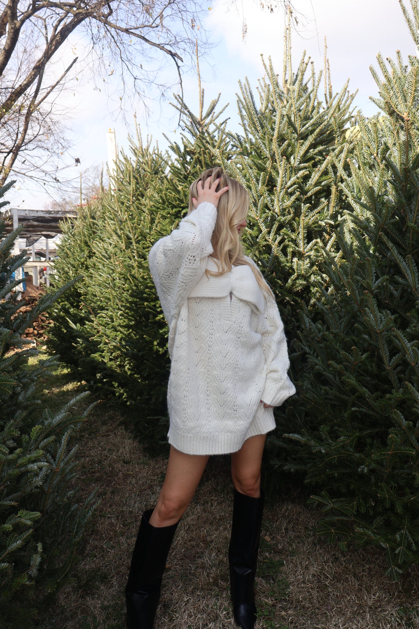 Snow Angel Sweater Dress