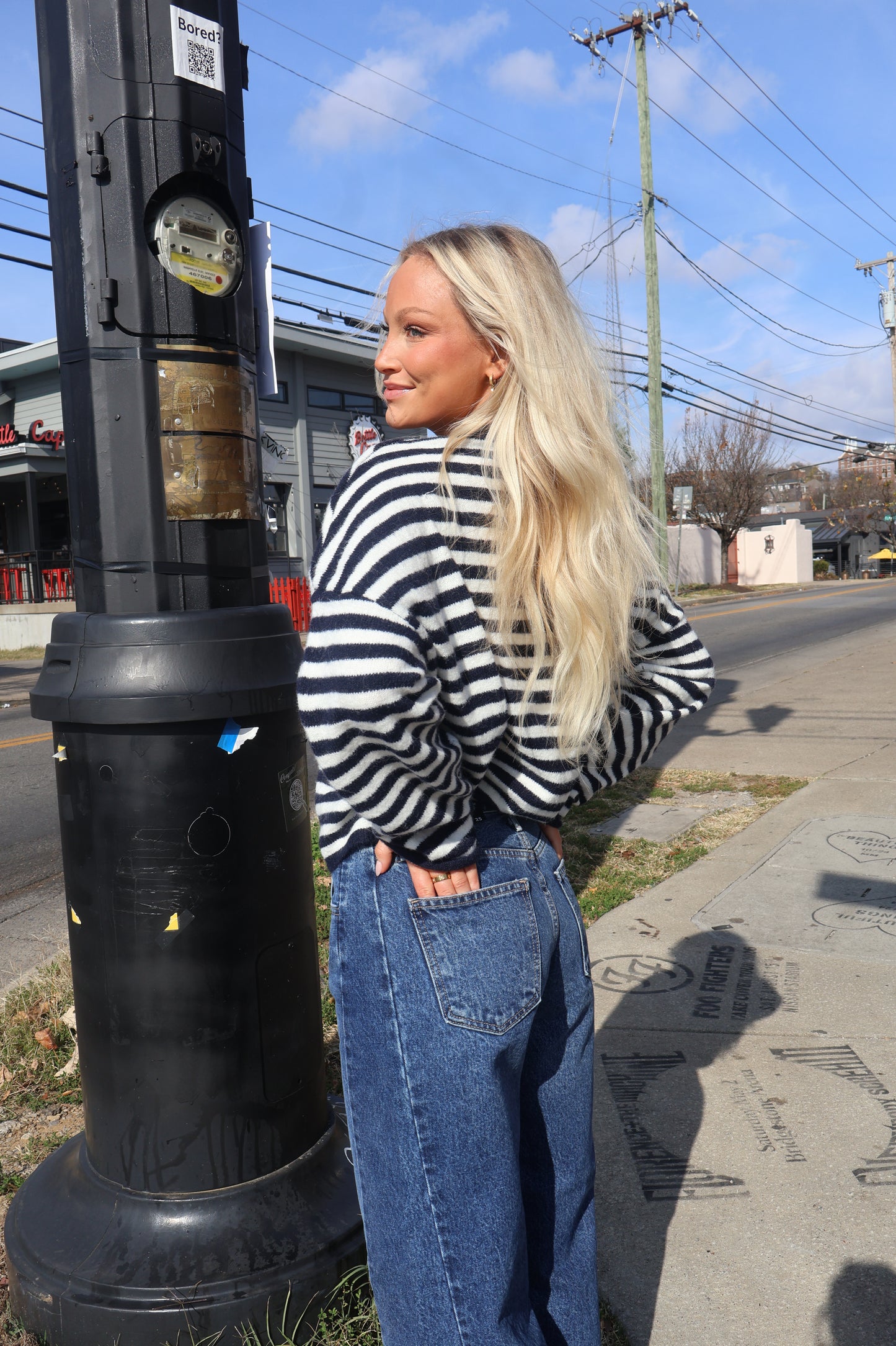 Just Black Denim Barrel Twist Jeans (Dark Denim)