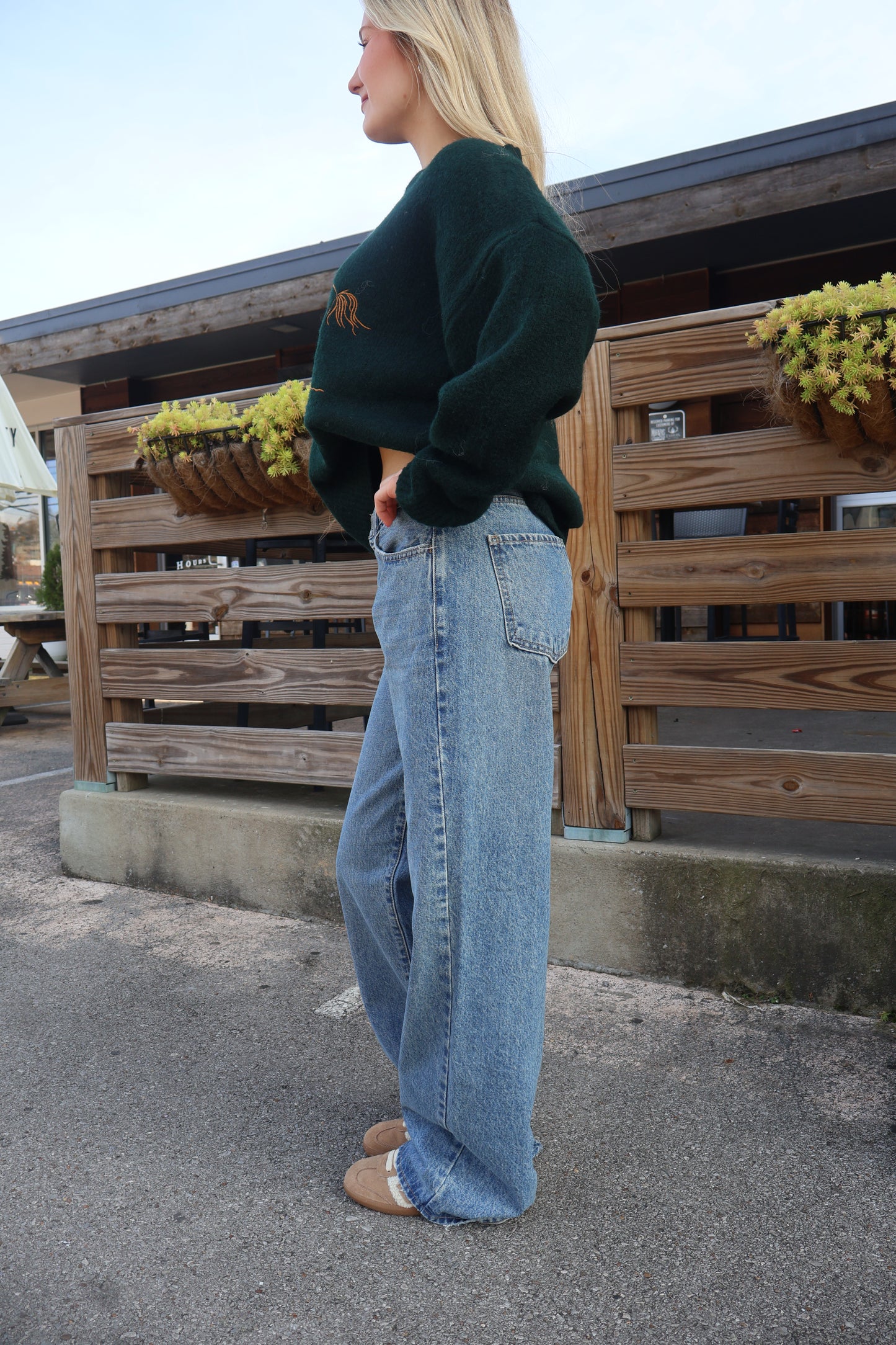 Just Black Denim Low Rise Baggy Slouch