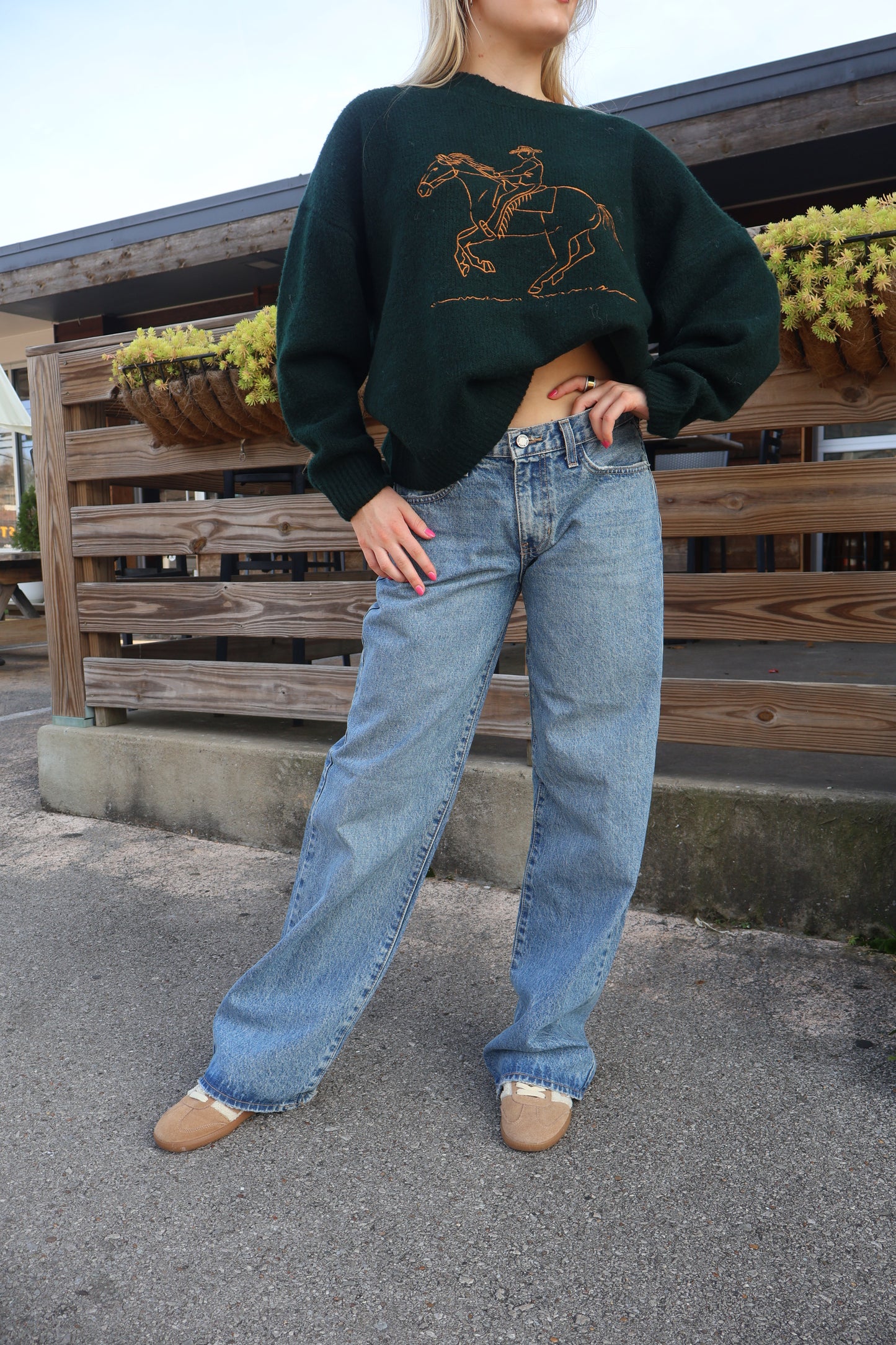 Just Black Denim Low Rise Baggy Slouch