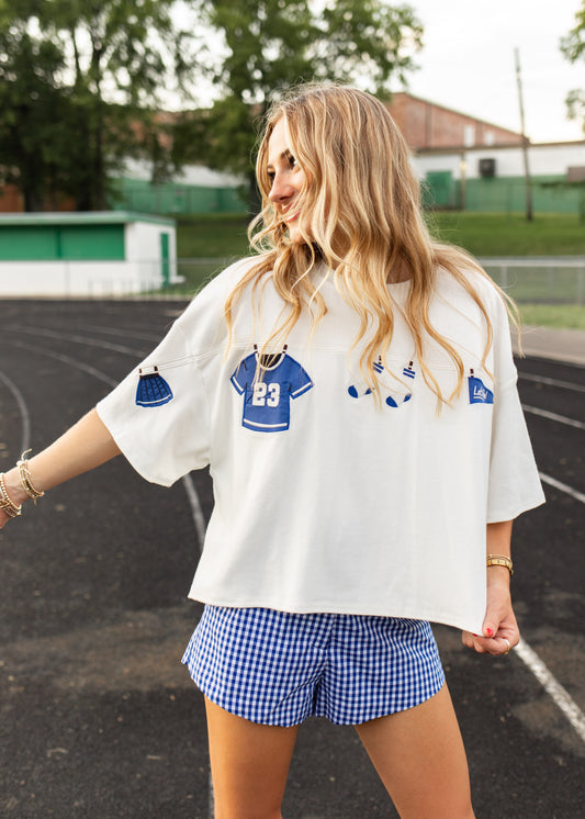 Friday Night Lights Tee (Blue)