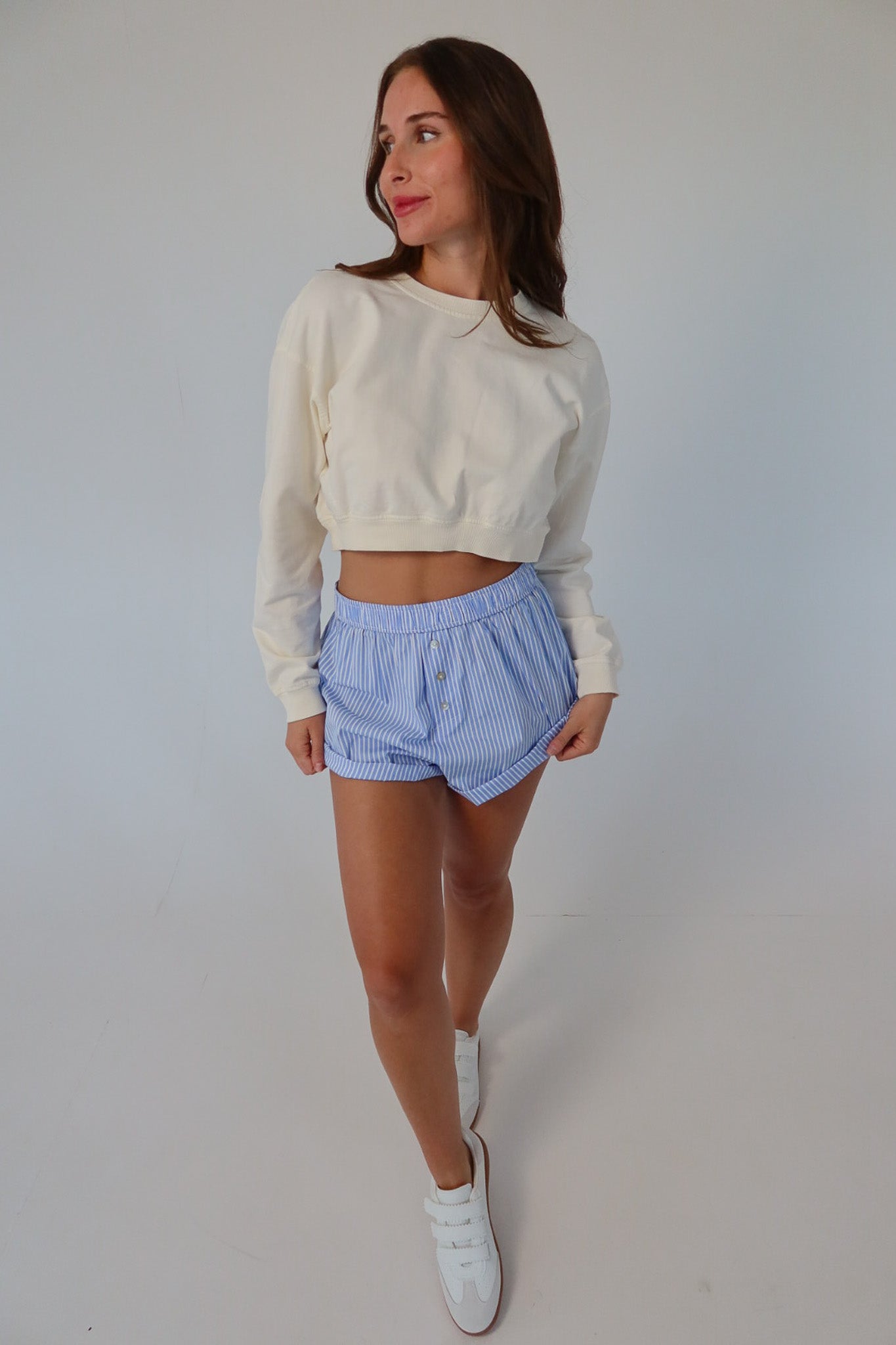 Play the Field Pullover (Cream)