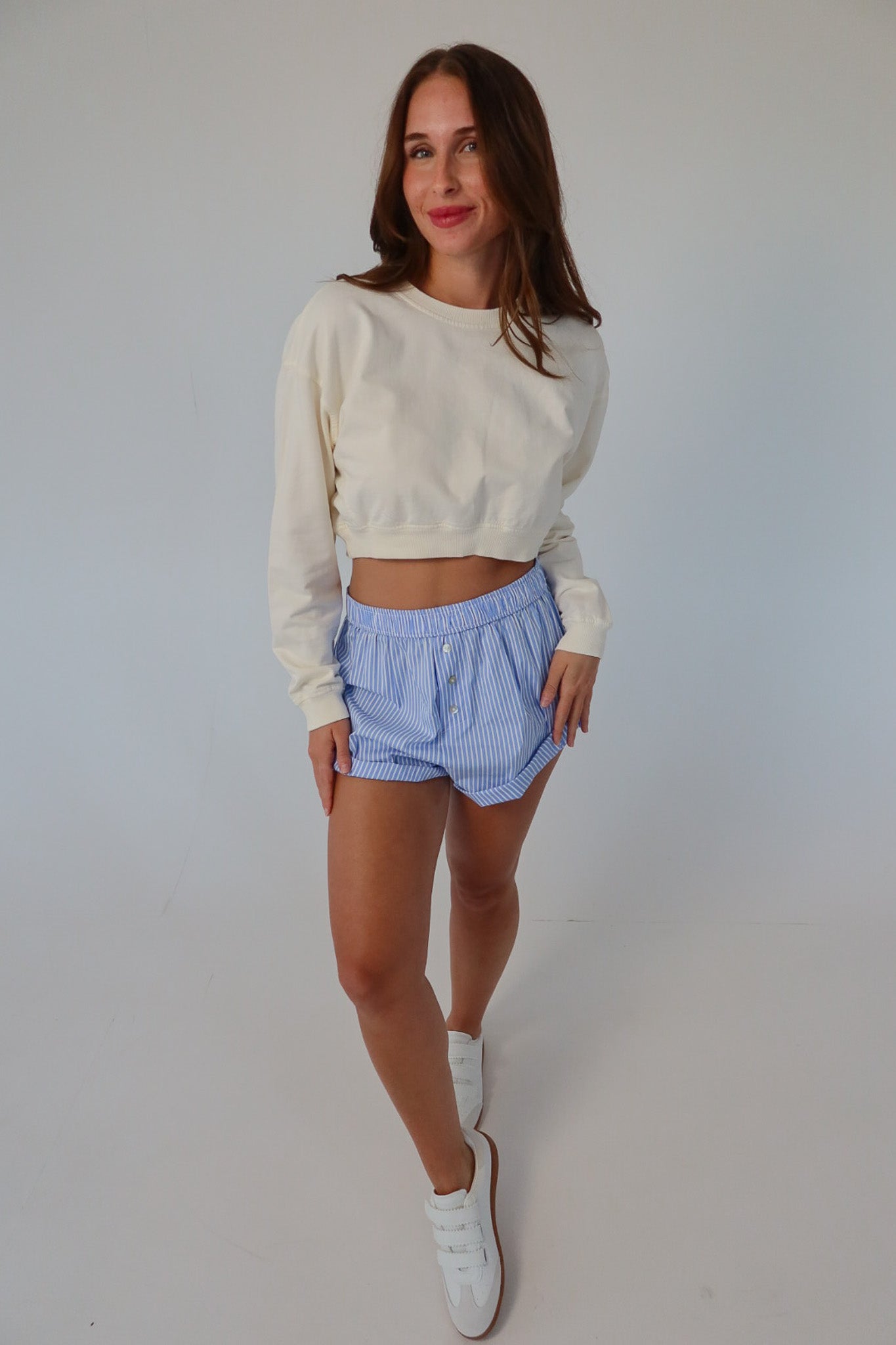 Play the Field Pullover (Cream)