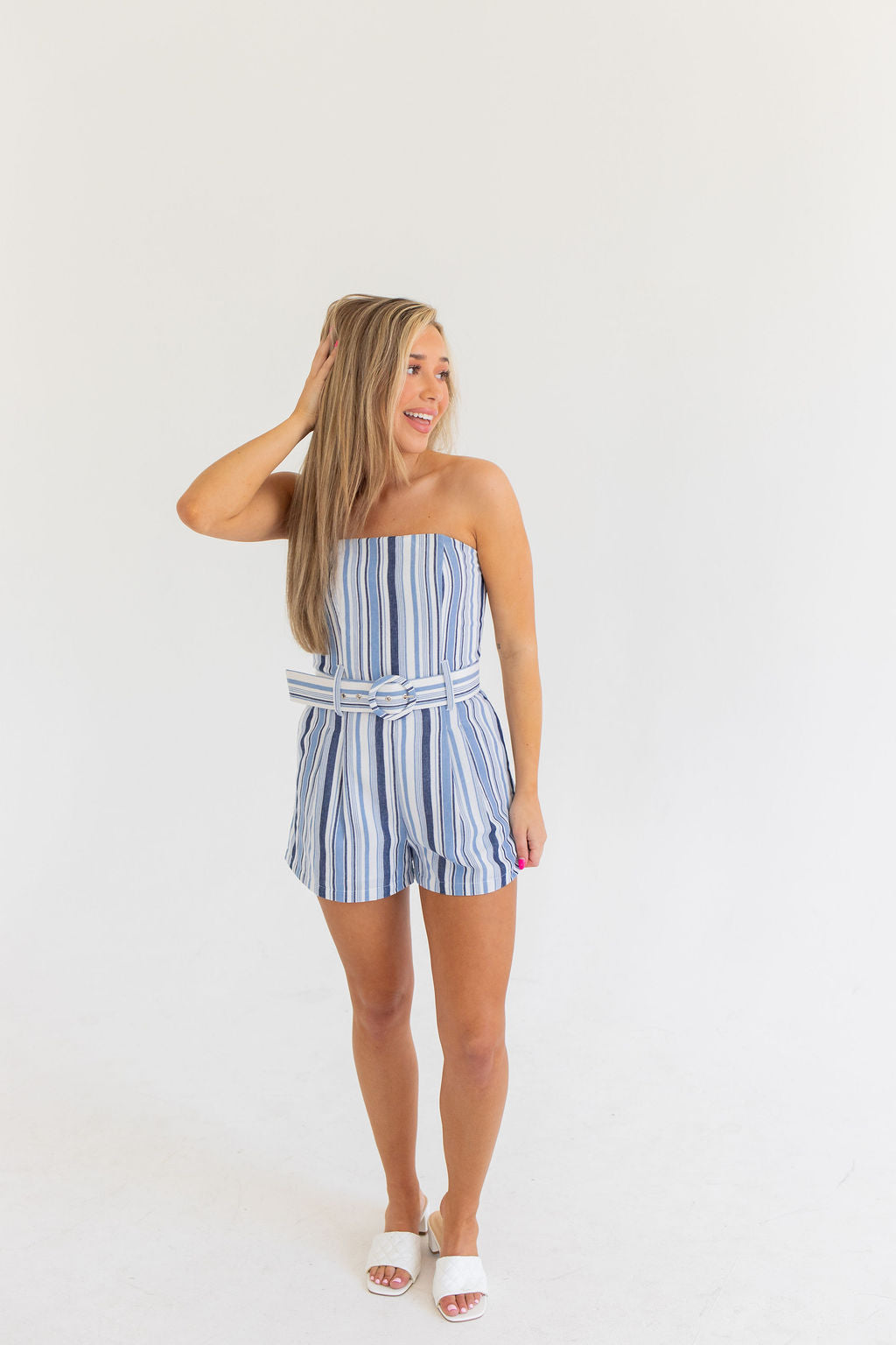 Sail Away Stripe Romper