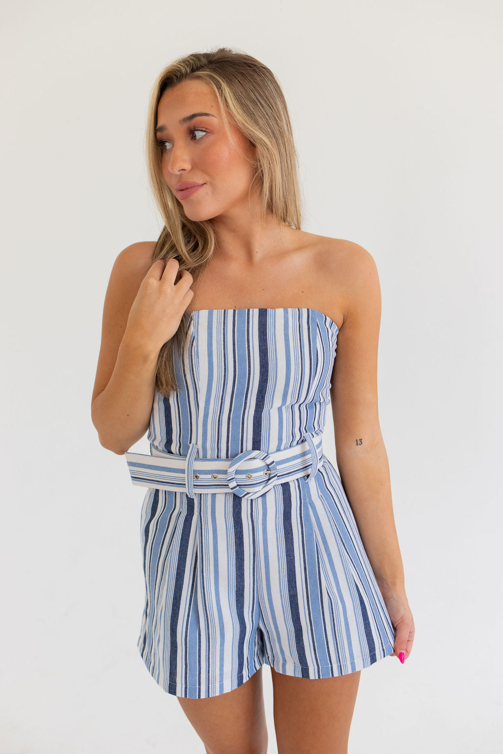 Sail Away Stripe Romper
