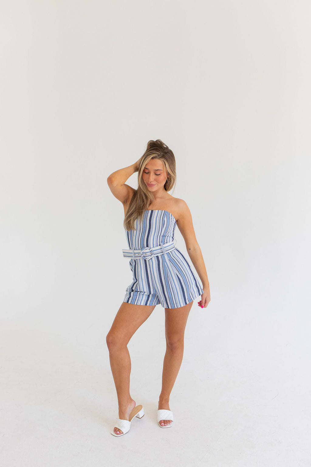 Sail Away Stripe Romper