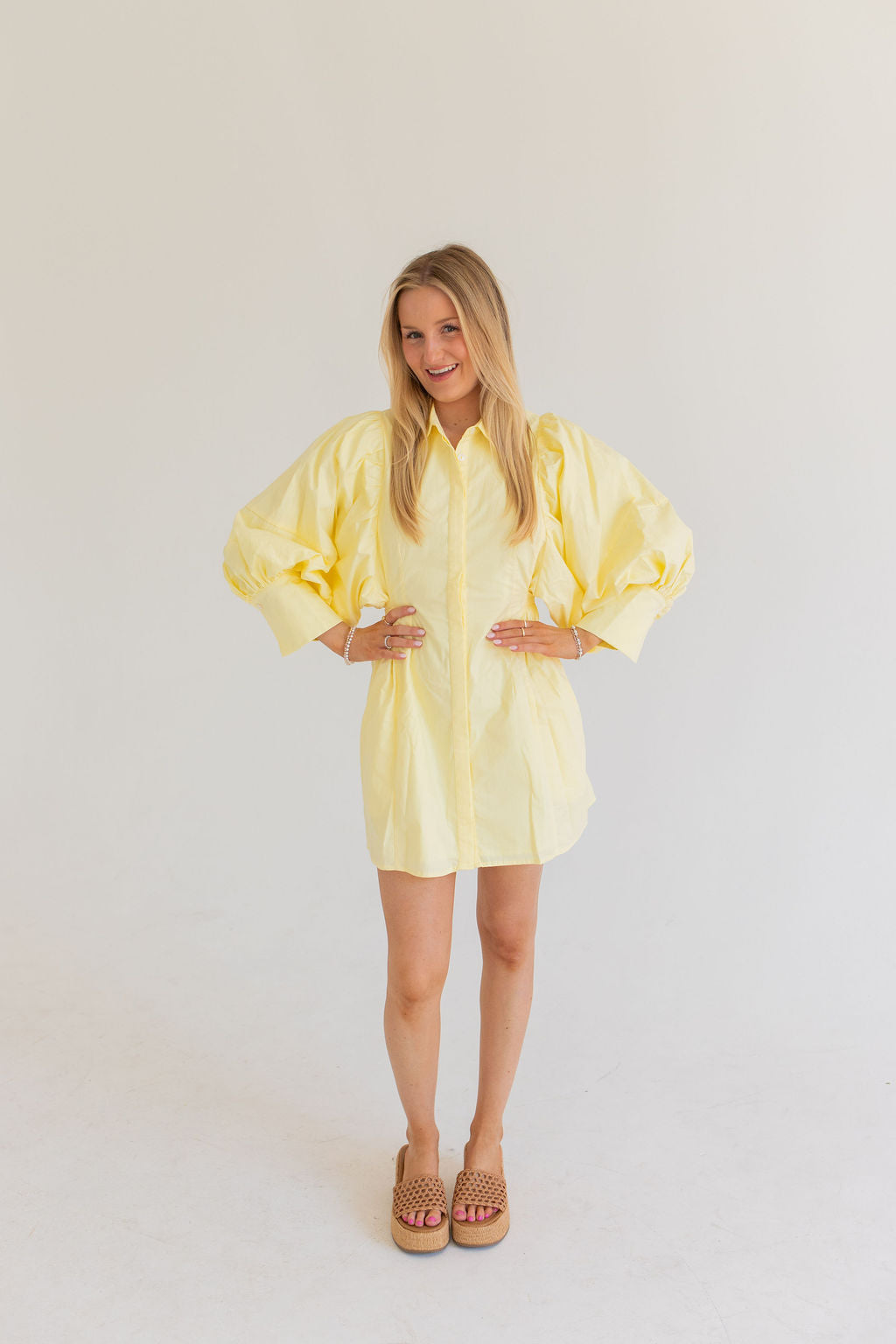 Afternoon At The Plaza Dress (Yellow)