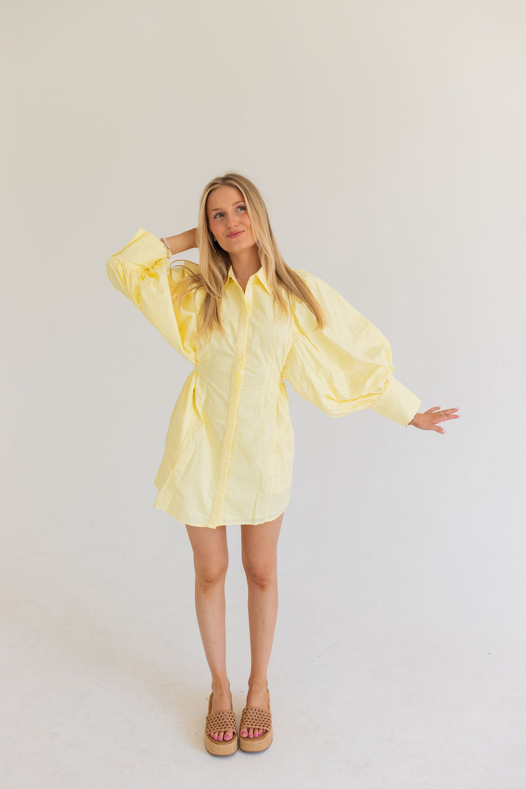 Afternoon At The Plaza Dress (Yellow)