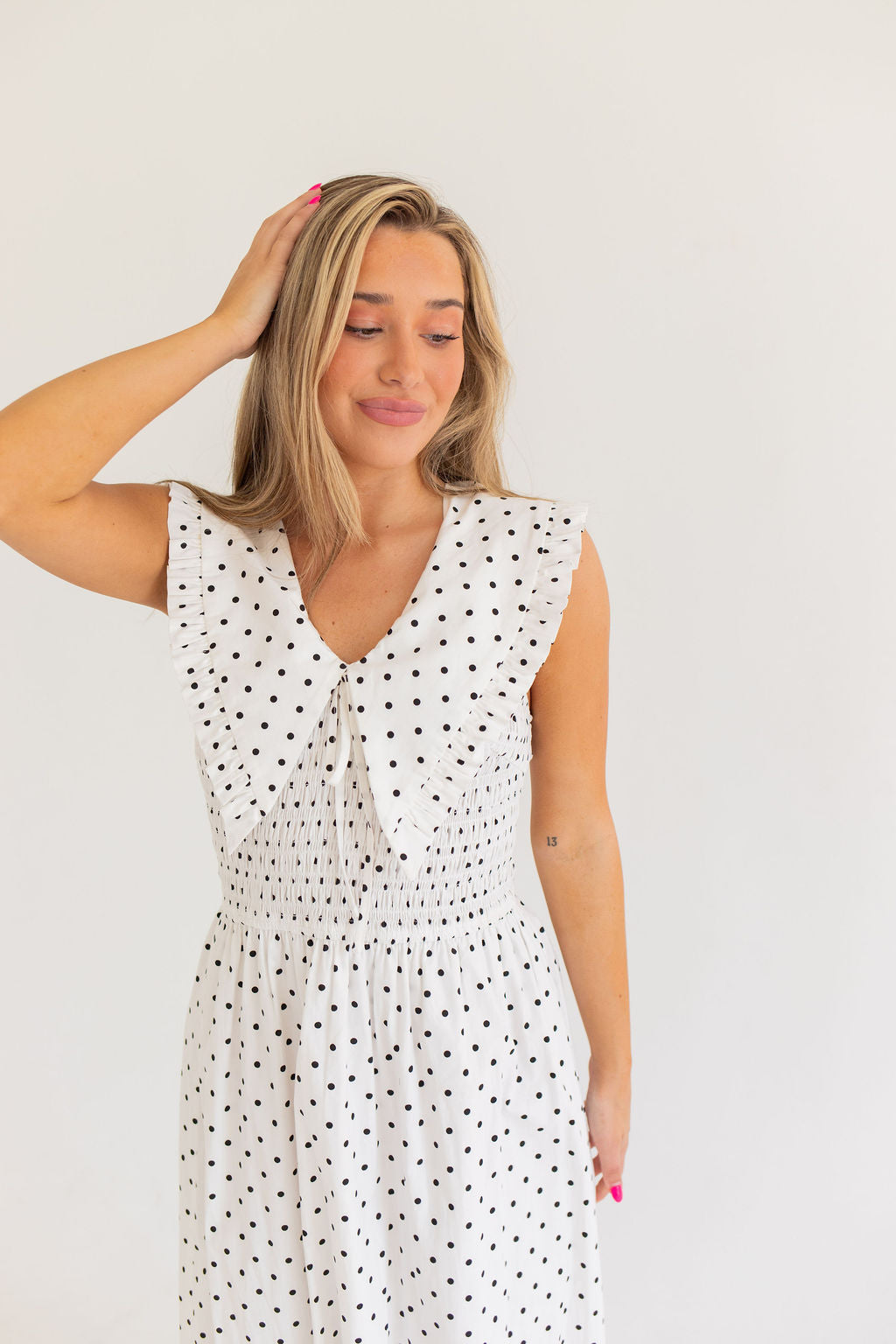 Parisian Polka Dot Midi