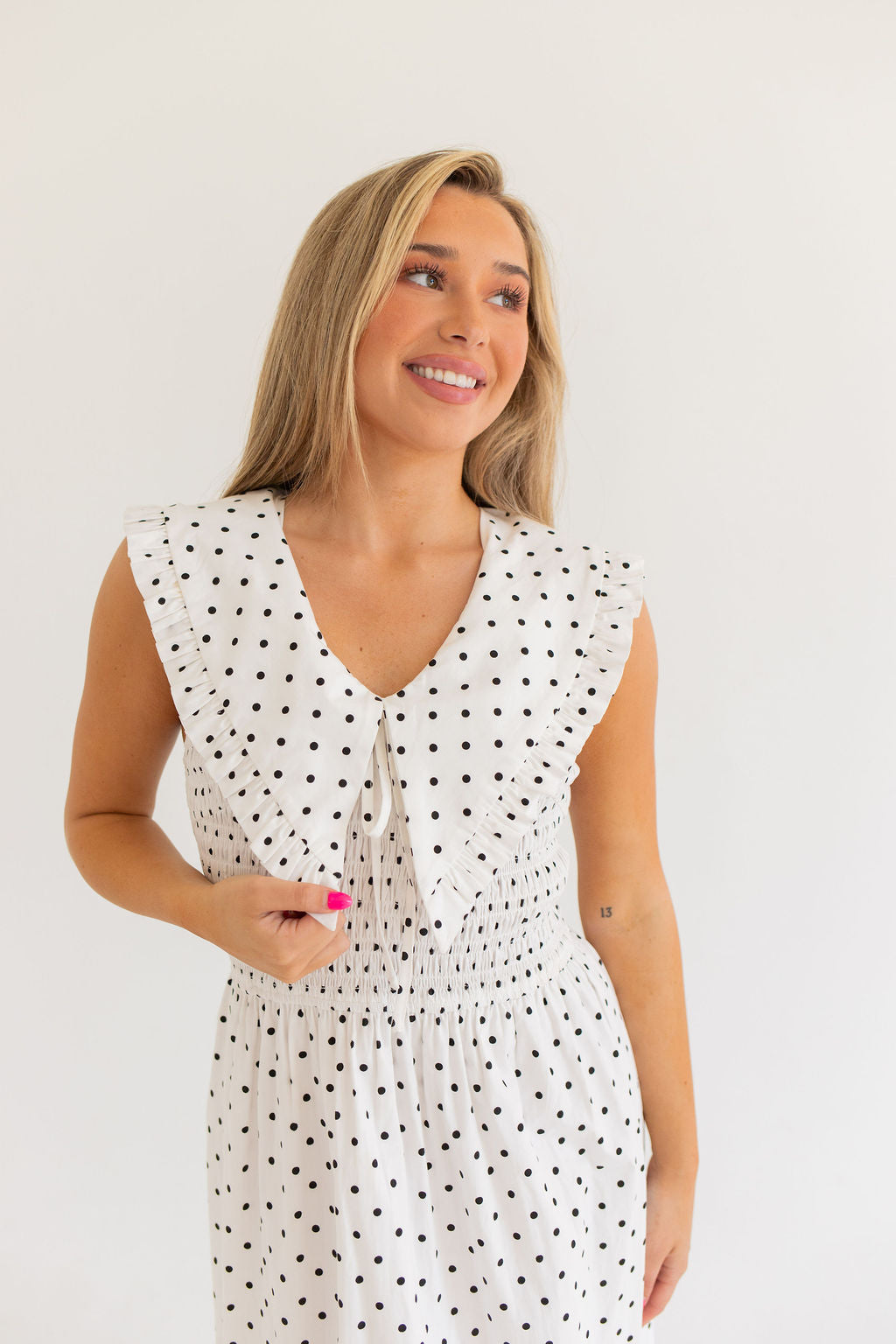 Parisian Polka Dot Midi