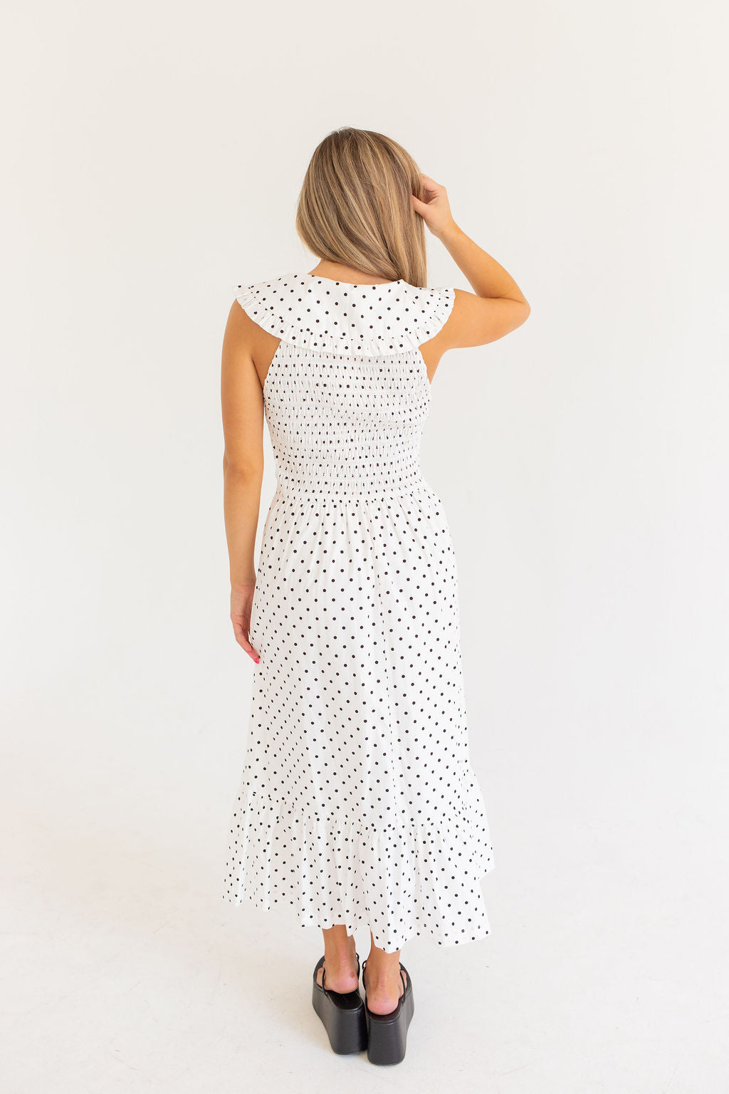 Parisian Polka Dot Midi