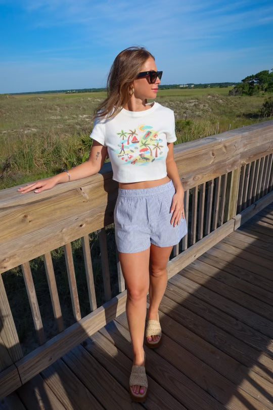 Beach Vibes Baby Tee