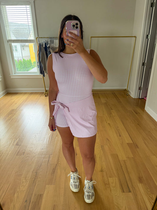 Pickleball Princess Dress (Pink Gingham)