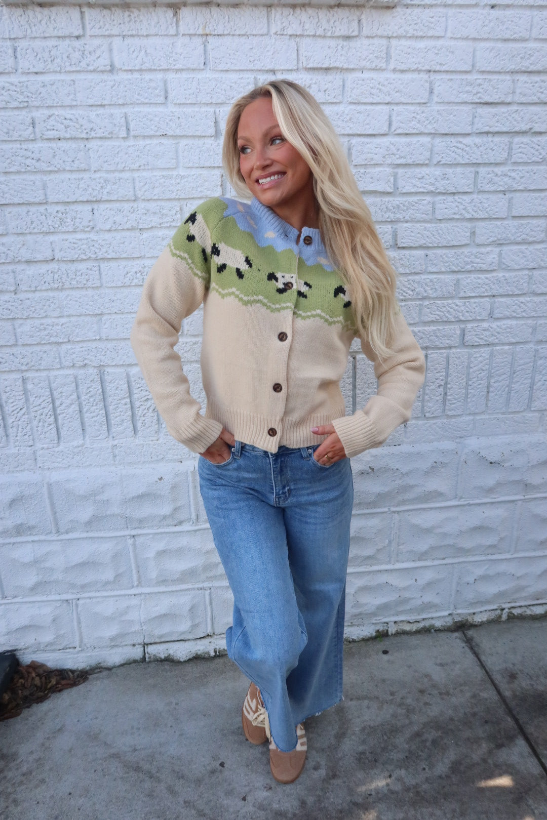 JBD Slim Wide Leg Jeans