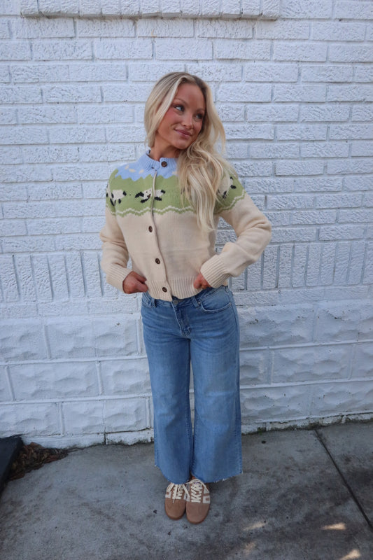 JBD Slim Wide Leg Jeans