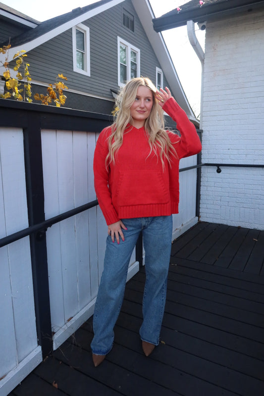 Spiced Cider Knit Hoodie