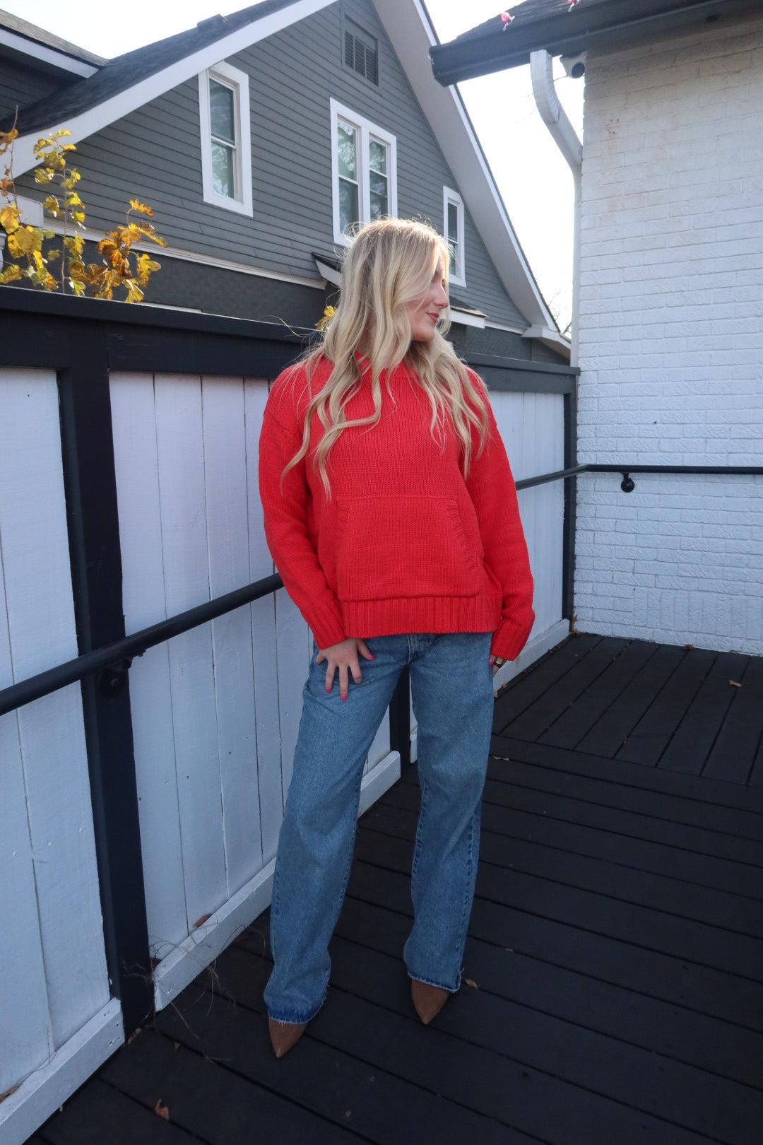 Spiced Cider Knit Hoodie