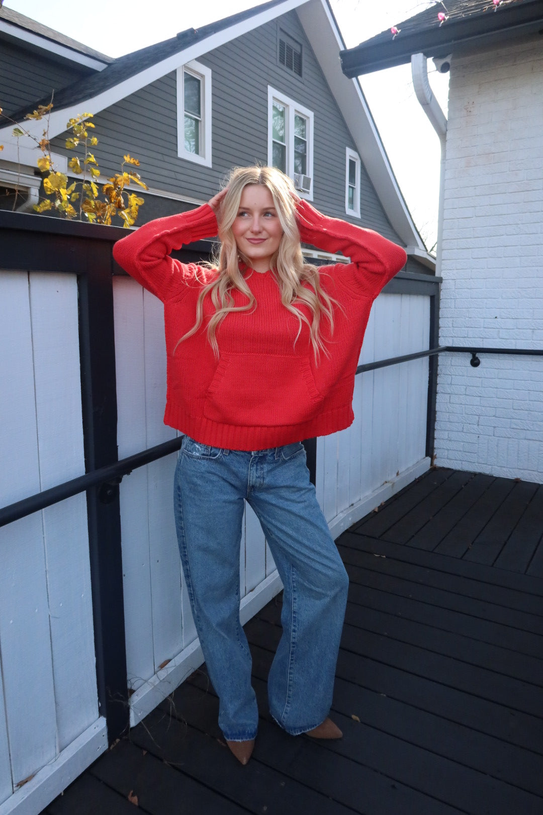 Spiced Cider Knit Hoodie