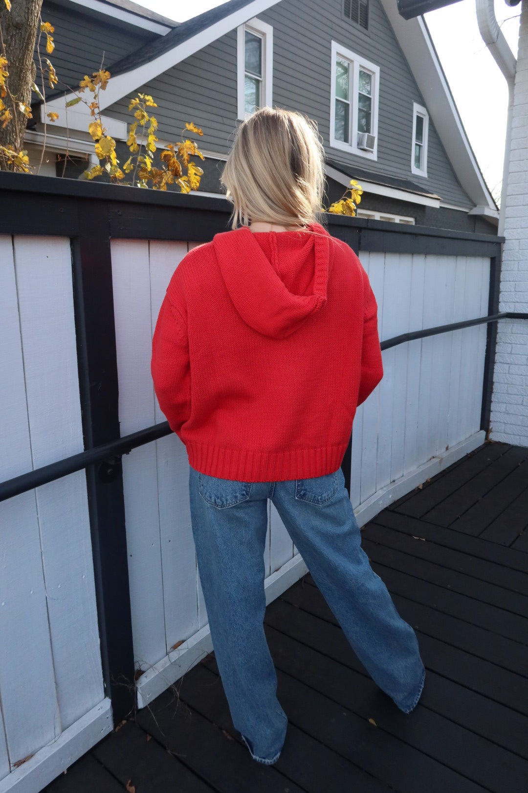 Spiced Cider Knit Hoodie