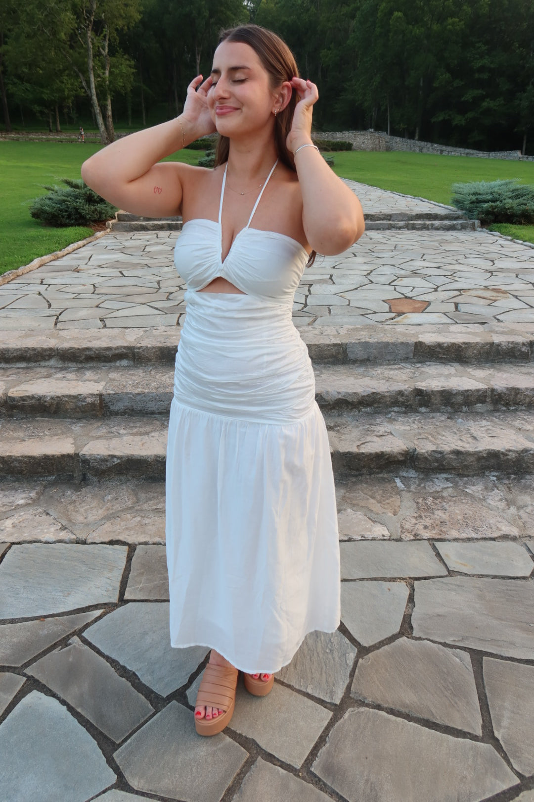 Yours Truly Midi Dress